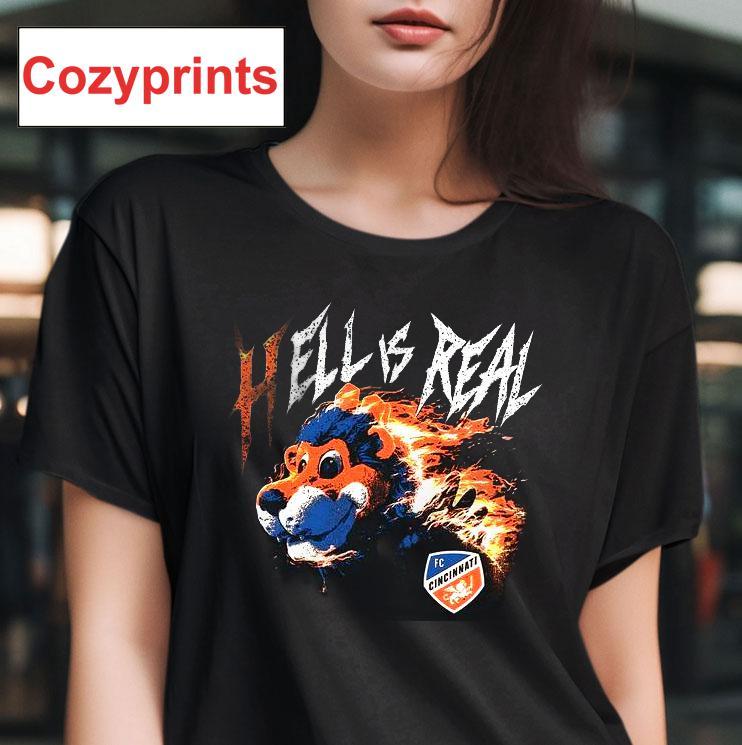 Hell Is Real Retro Flame T-shirt