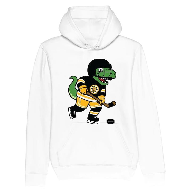 Hockeysaurus Boston Bruins T-shirt , Cute Dinosaur Ice Hockey Graphic Tee