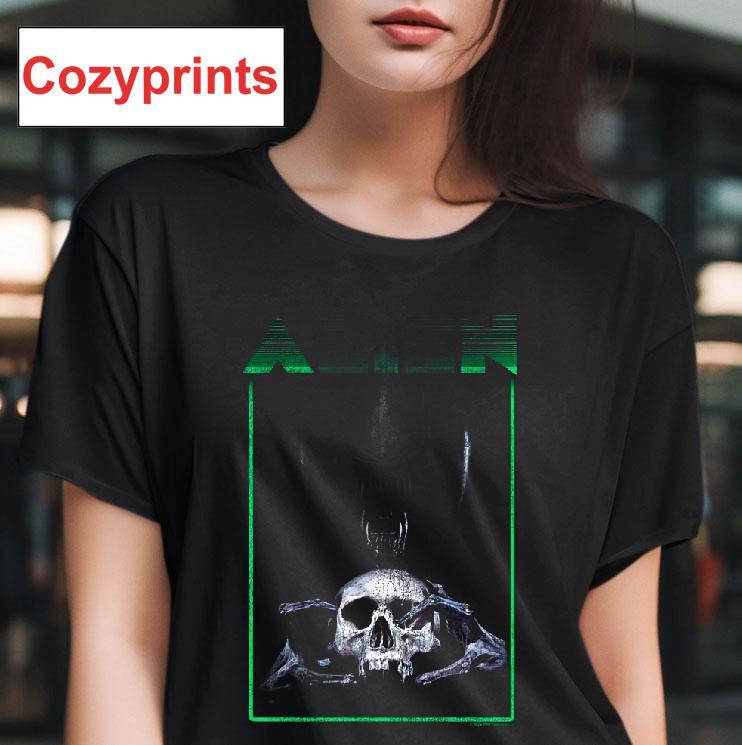 Human Skull Alien T-shirt