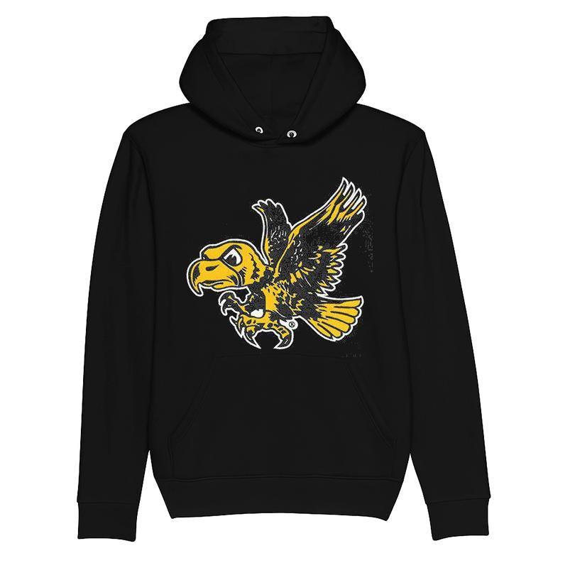 Iowa Hawkeyes Vintage Logo Flying Herky T-shirt