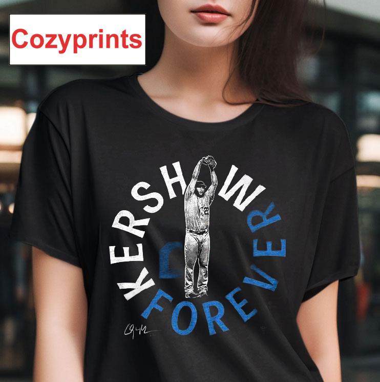 Kershaw Forever Los Angeles Baseball Mlbpa Rotowear T-shirt