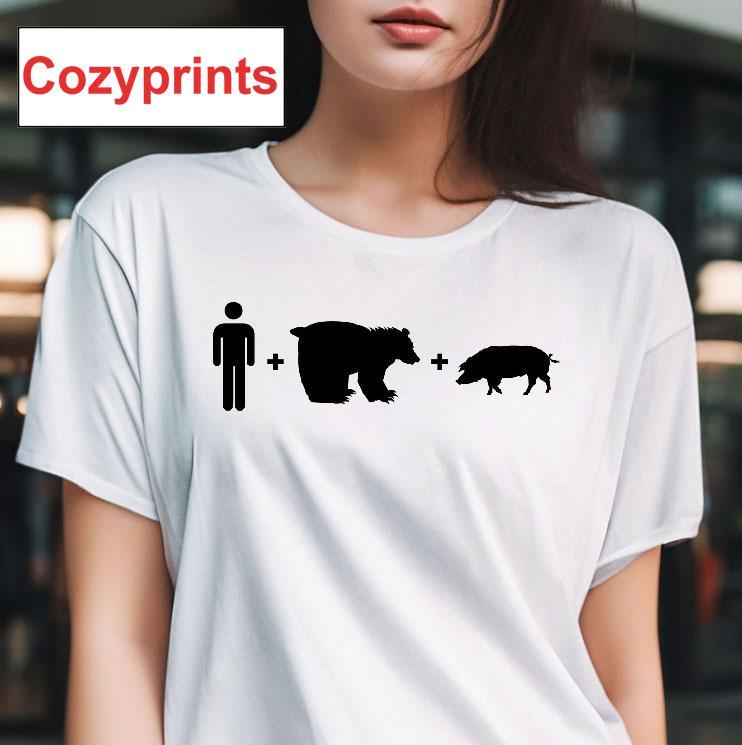 Men + Bear + Pig Manbearpig T-shirt