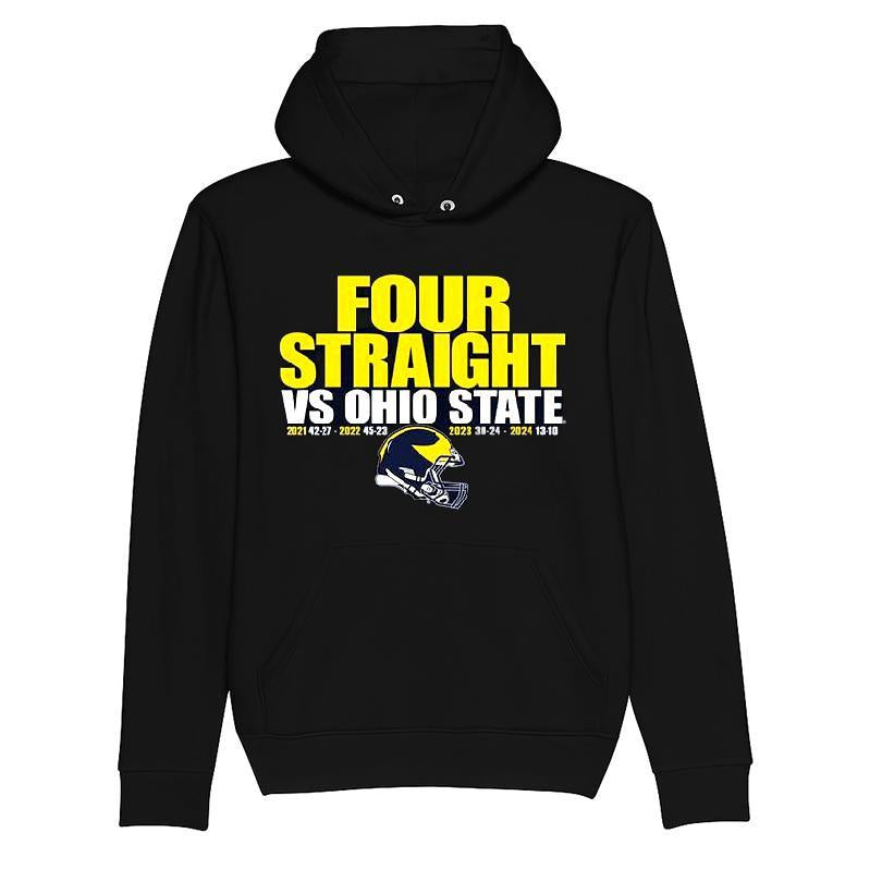 Michigan Wolverines Four Straight Vs Ohio State T-shirt