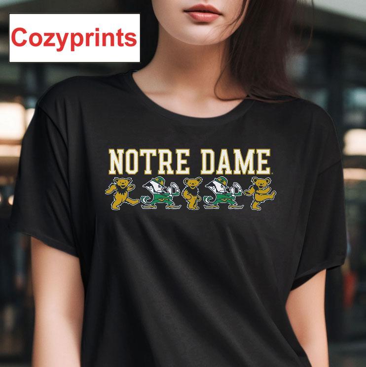 Notre Dame X Grateful Dead Mascot Bears T-shirt