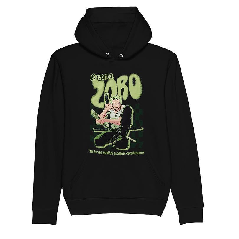 One Piece Zoro Graffiti Checkered T-shirt