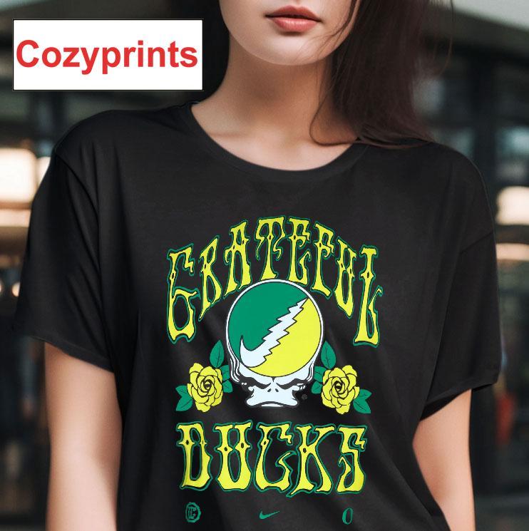 Oregon Grateful Ducks Roses T-shirt