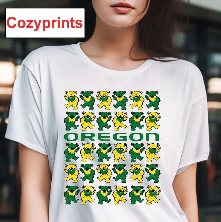 Oregon X Grateful Dead Stacked Bears T-shirt