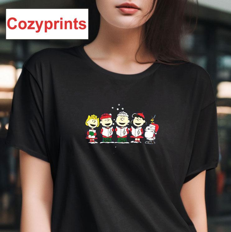 Peanuts Christmas Caroling T-shirt