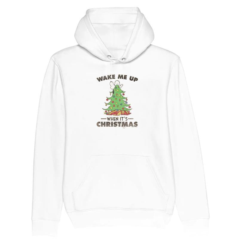 Peanuts Snoopy Wake Me Up When It's Christmas T-shirt