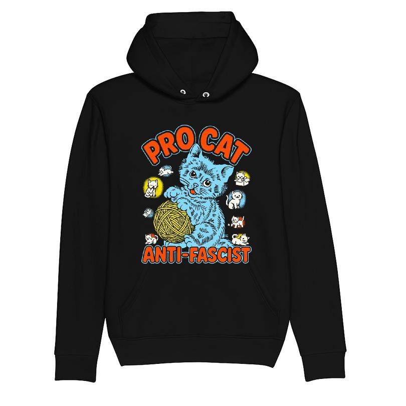 Pro Cat Anti-Fascist T-shirt