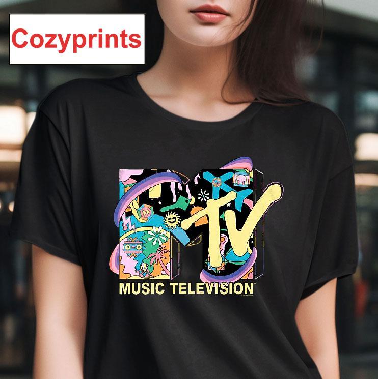 Retro Vacation Logo Mtv T-shirt