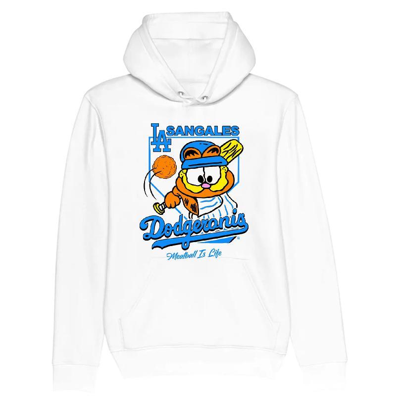 Sangales Los Angeles Dodgers Dodgeronis Meatball Is Life T-shirt