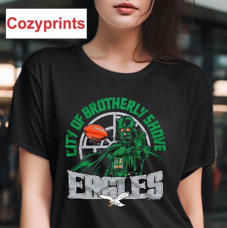 Star Wars X Philadelphia Eagles City Of Brotherly Shove T-Shirt