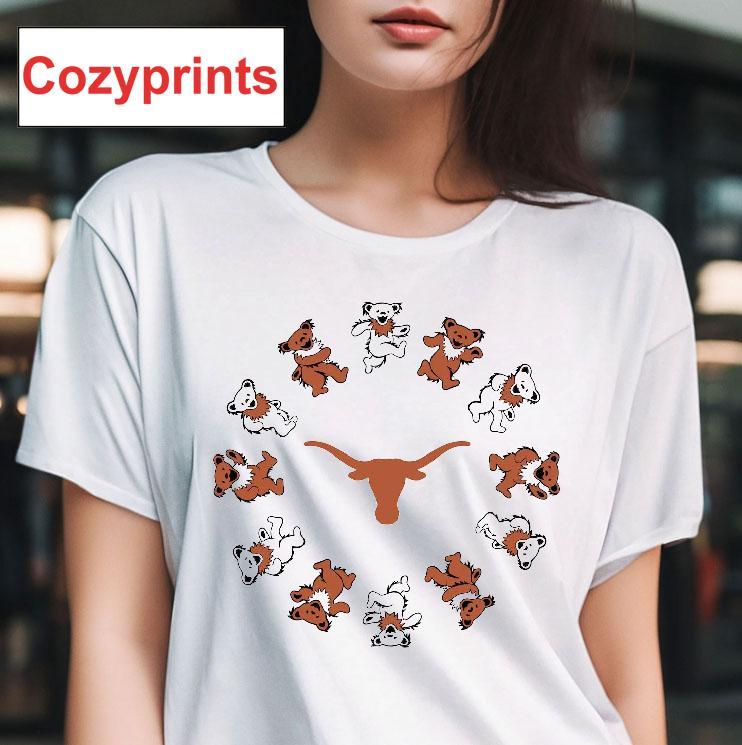 Texas X Grateful Dead Circle Bears T-shirt