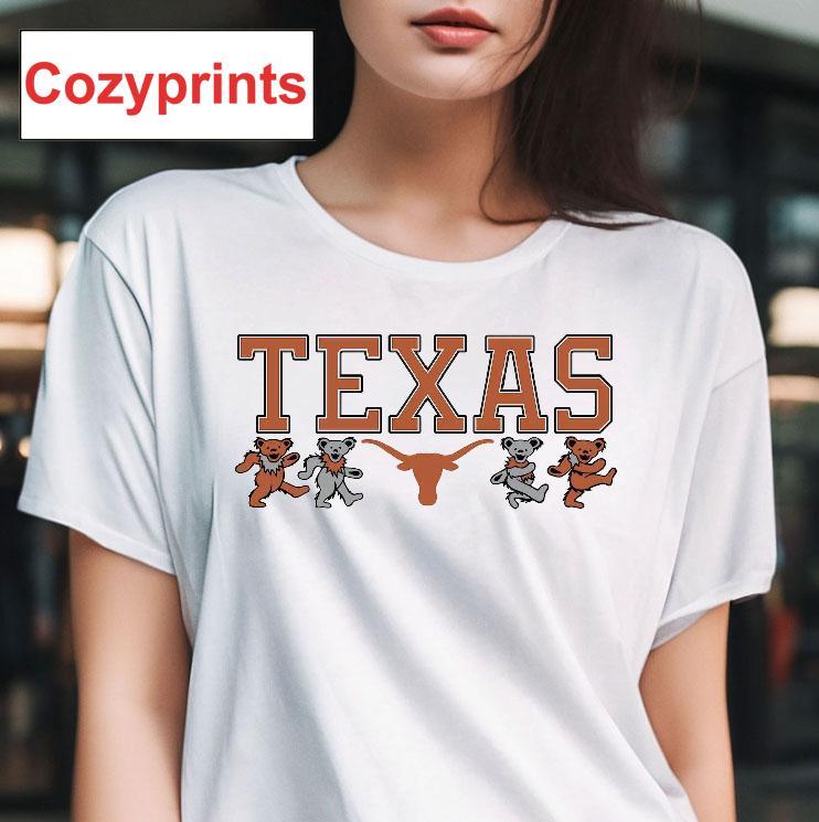 Texas X Grateful Dead Longhorn Bears T-shirt