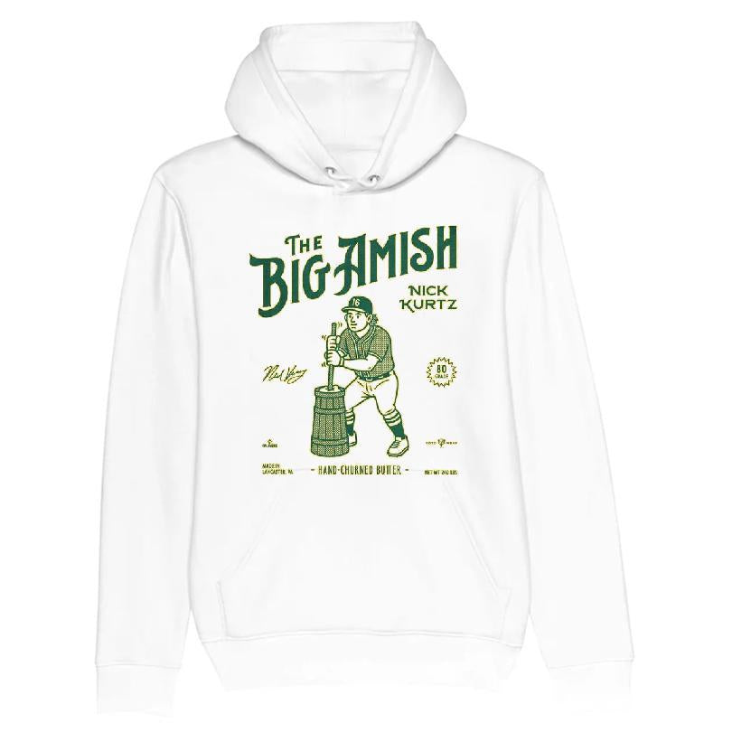 The Big Amish Nick Kurtz Hand-churned Butter Sacramento Las Vegas Oakland Baseball Mlbpa T-shirt