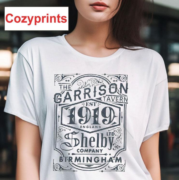 The Garrison Tavern Est 1919, Birmingham England Shelby Company T-shirt