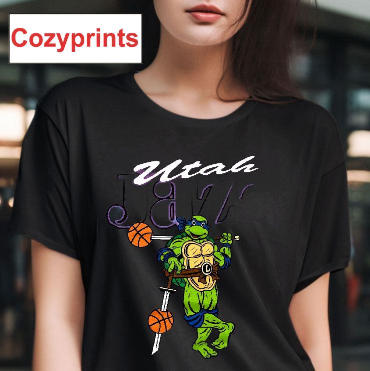 Tmnt Leonardo X Utah Jazz T-Shirt