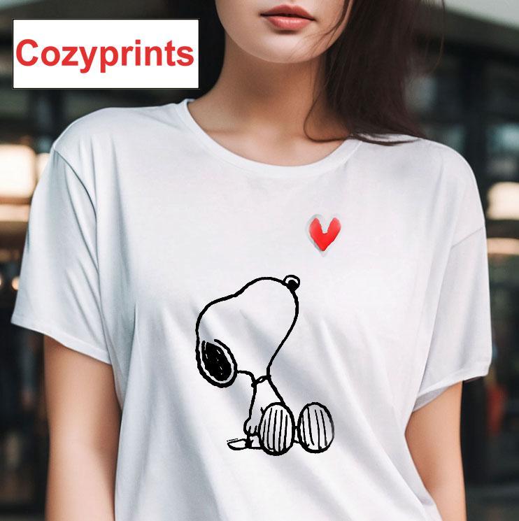 Valentine's Peanuts Snoopy Heart T-shirt