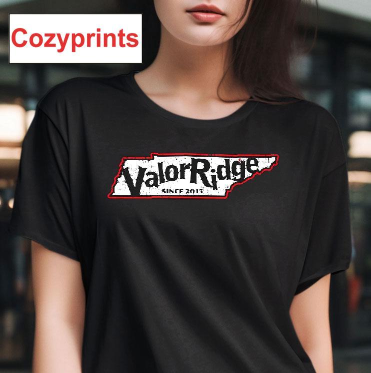 Valor Ridge Since 2015 Confidence Competence Ability T-shirt