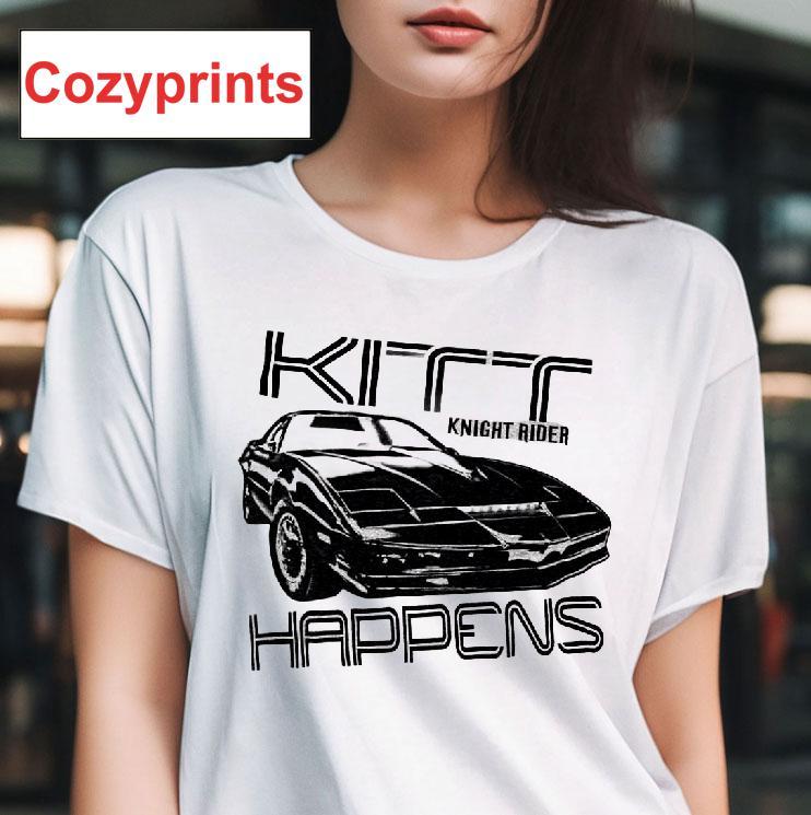 Vintage Kitt Happens Knight Rider T-shirt