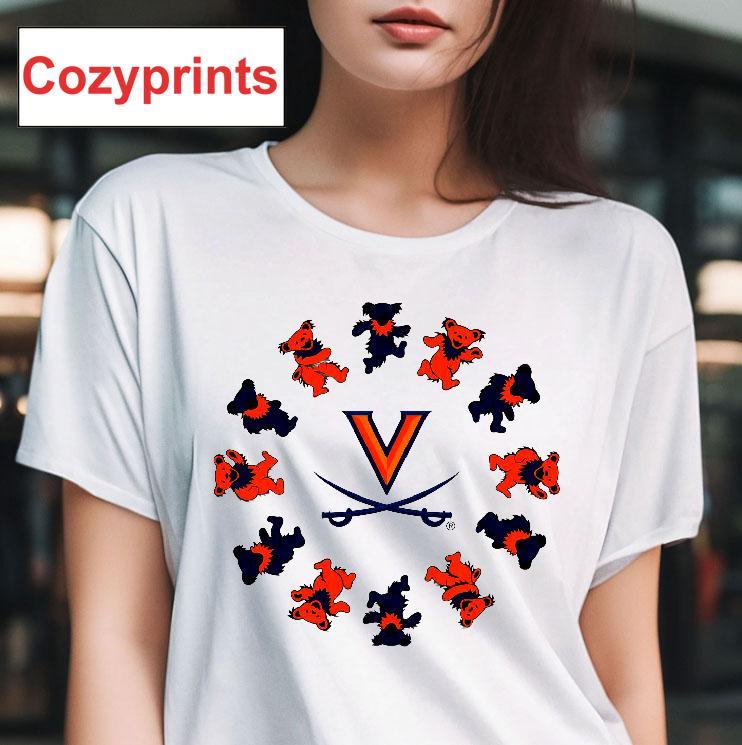 Virginia X Grateful Dead Circle Bears T-shirt