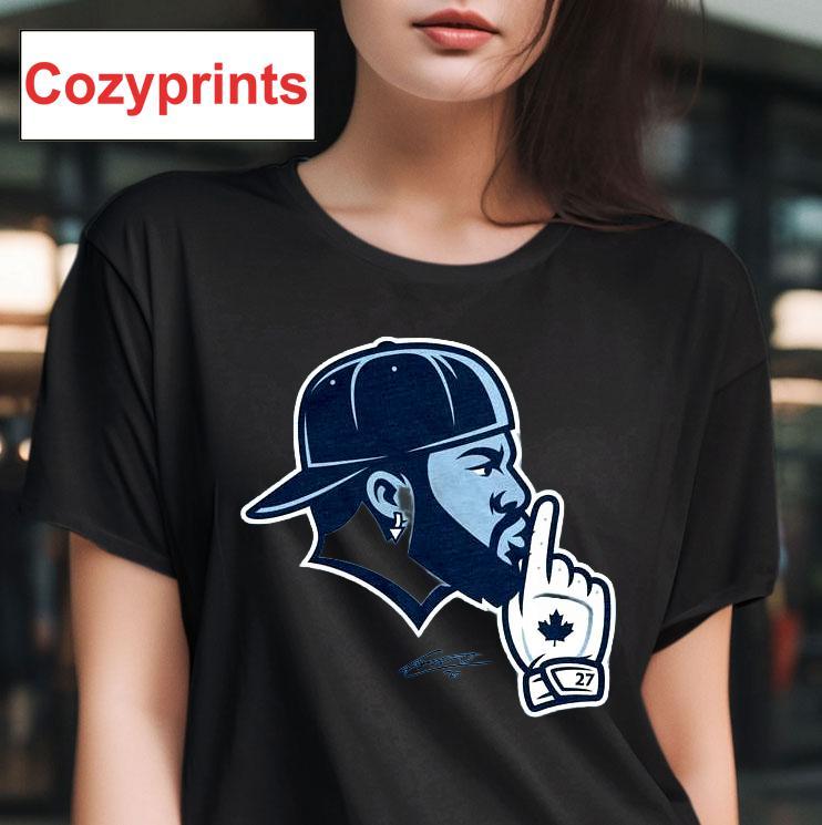 Vladdy Shush Shirt | Vladimir Guerrero Jr. Toronto Baseball Mlbpa Rotowear