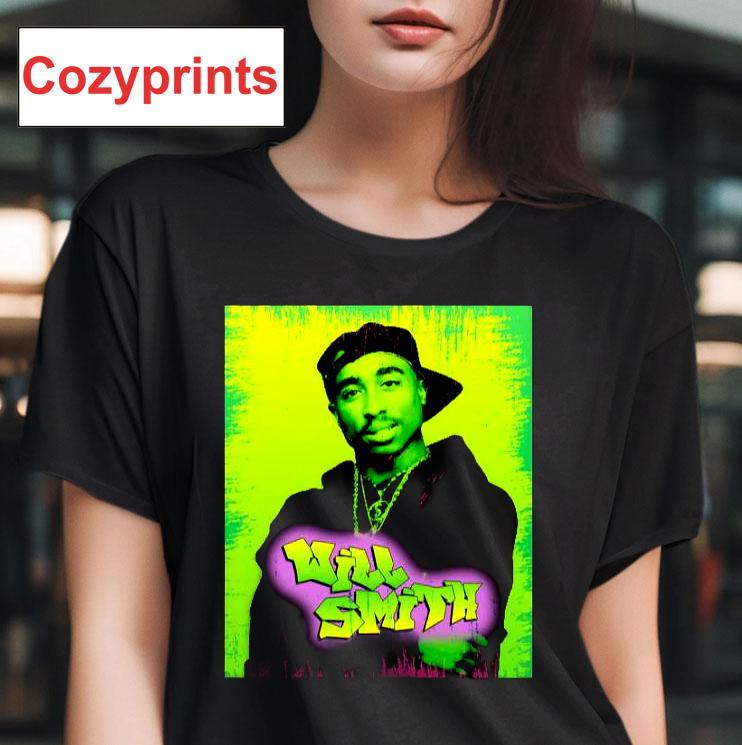 Will Smith (tupac) Parody T-shirt