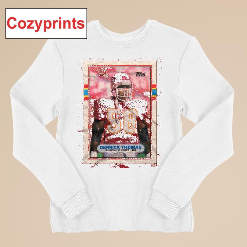 1989 Topps Football Derrick Thomas Chiefs T-shirt