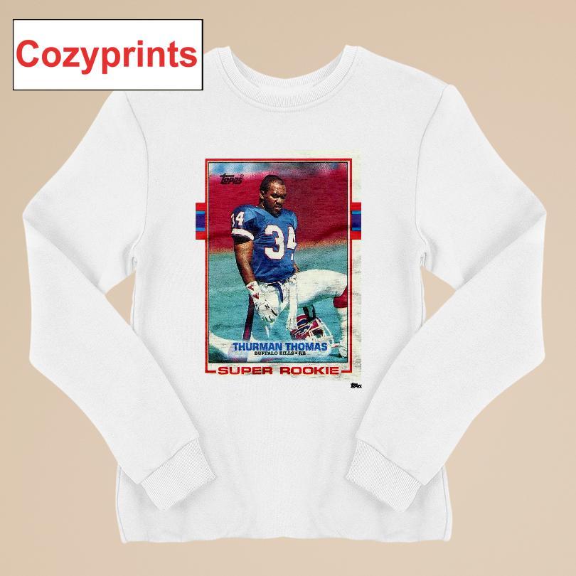 1989 Topps Football Thurman Thomas Bills T-shirt