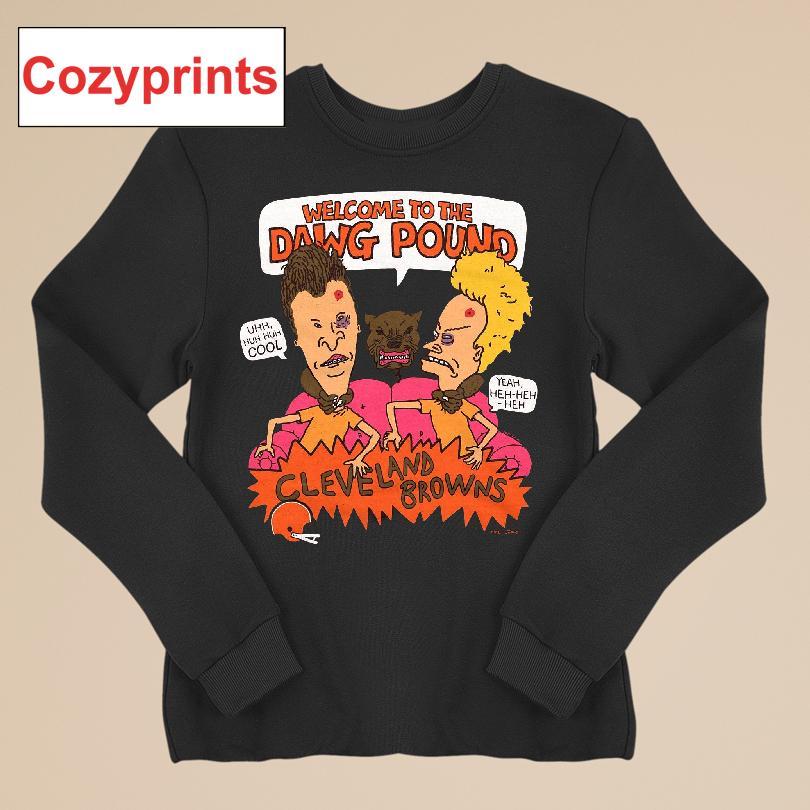 Beavis And Butt-head Welcome To The Cleveland Browns Dawg Pound Shirt