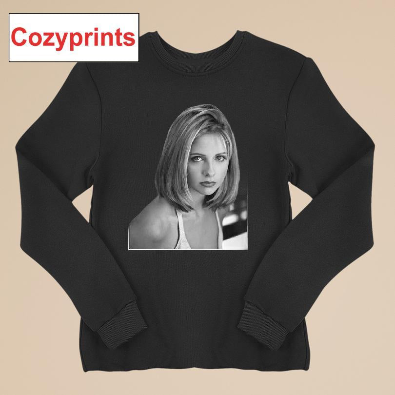Black & White Photo Buffy The Vampire Slayer T-shirt