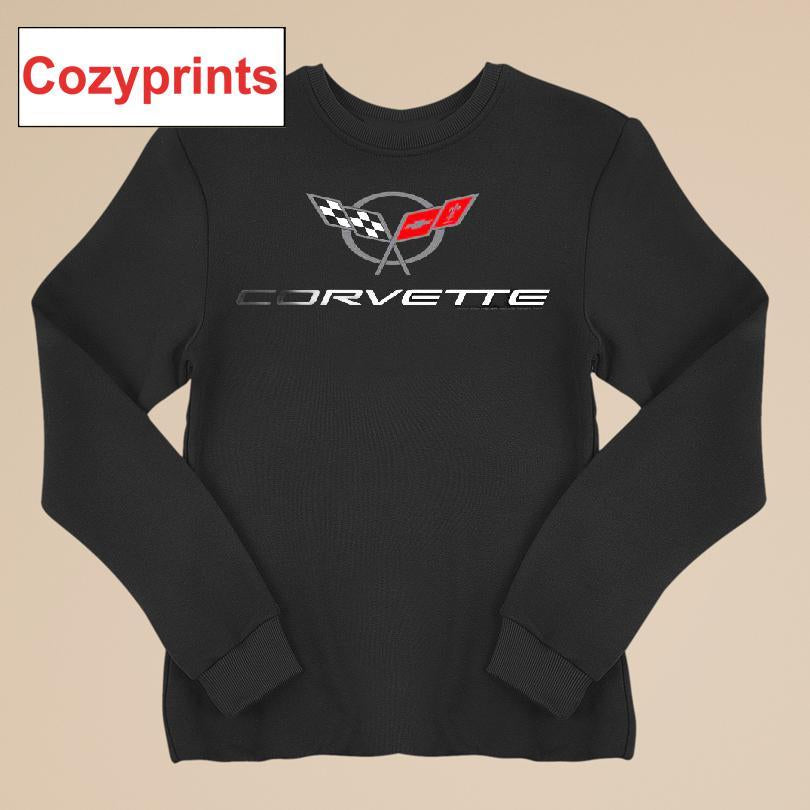 Chevrolet Corvette Modern Emblem T-shirt