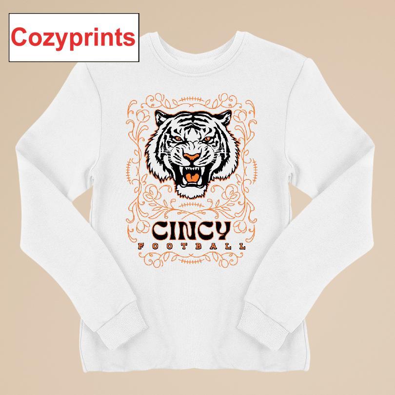 Cincy Football Tiger Pinstripe T-shirt