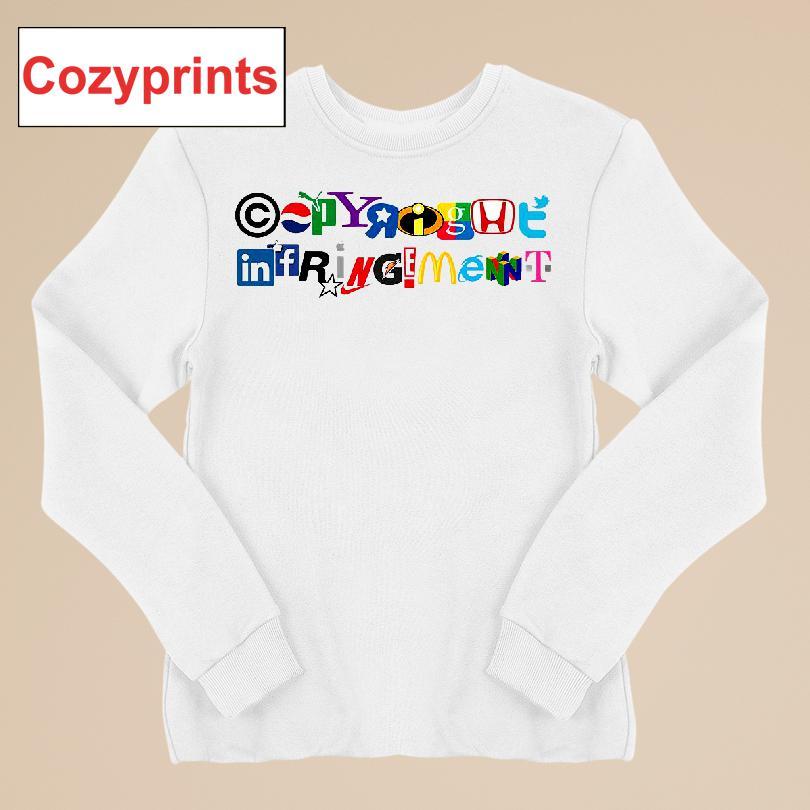 Copyright Infringement Art T-shirt