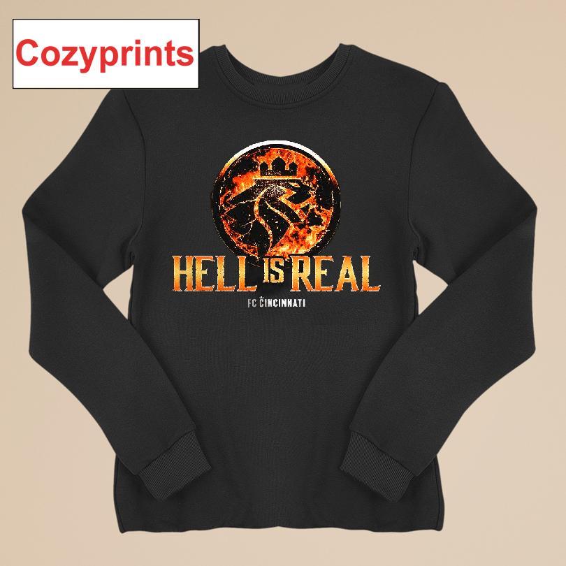 Hell Is Real Kombat Orange Flame T-shirt