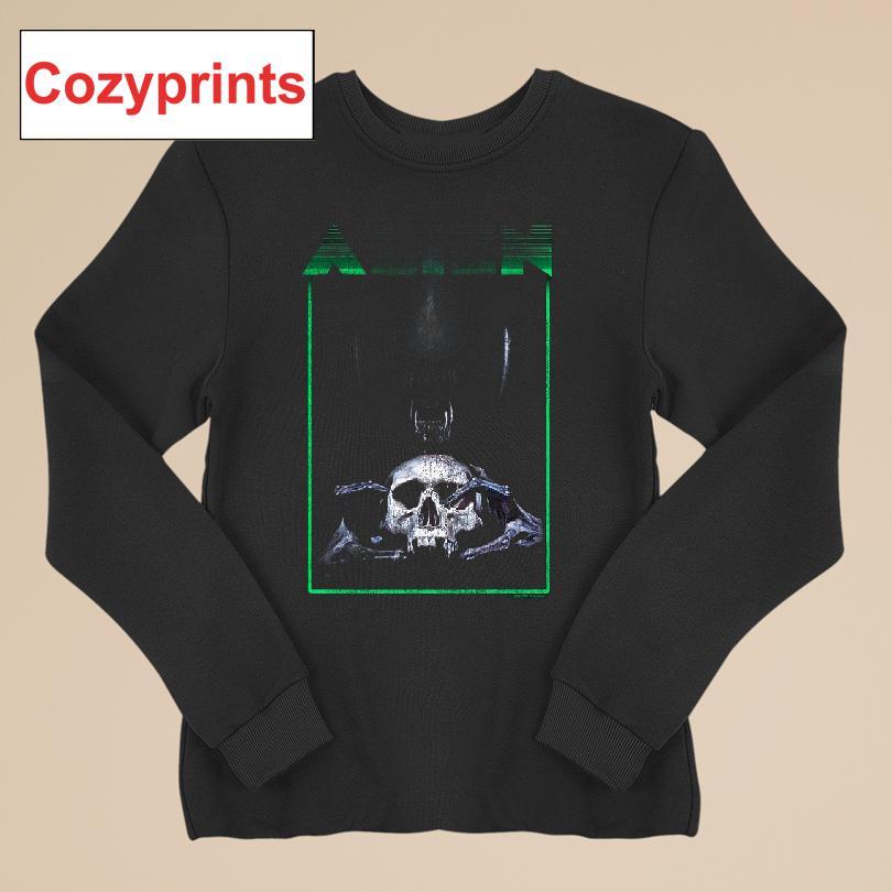 Human Skull Alien T-shirt