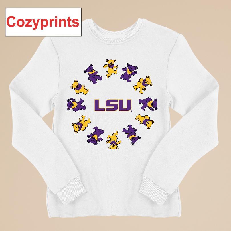 Lsu X Grateful Dead Circle Bears T-shirt