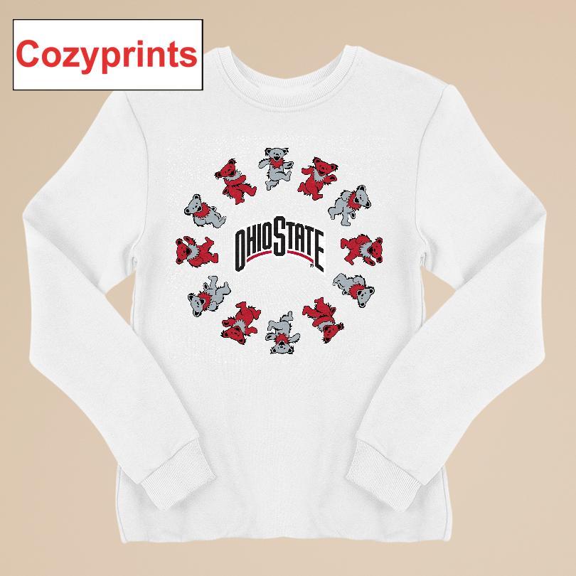 Ohio State University X Grateful Dead Circle Bears T-shirt