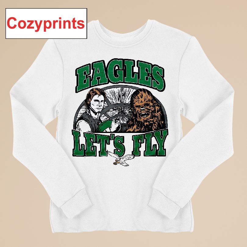 Star Wars Philadelphia Eagles Let's Fly T-shirt