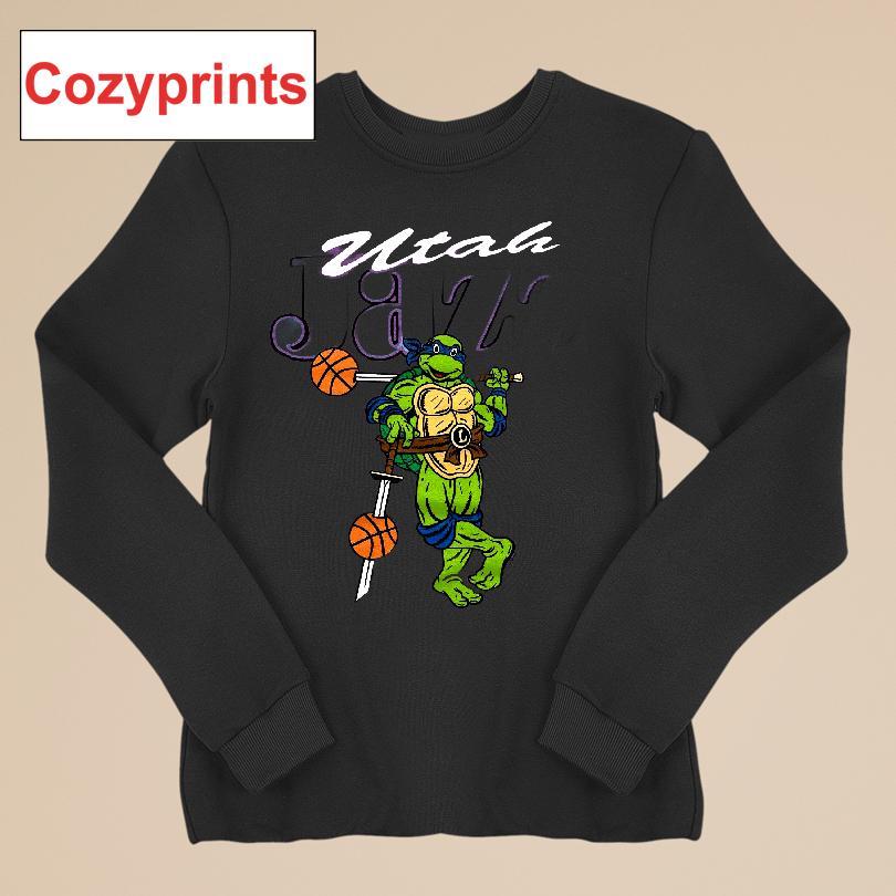 Tmnt Leonardo X Utah Jazz T-Shirt