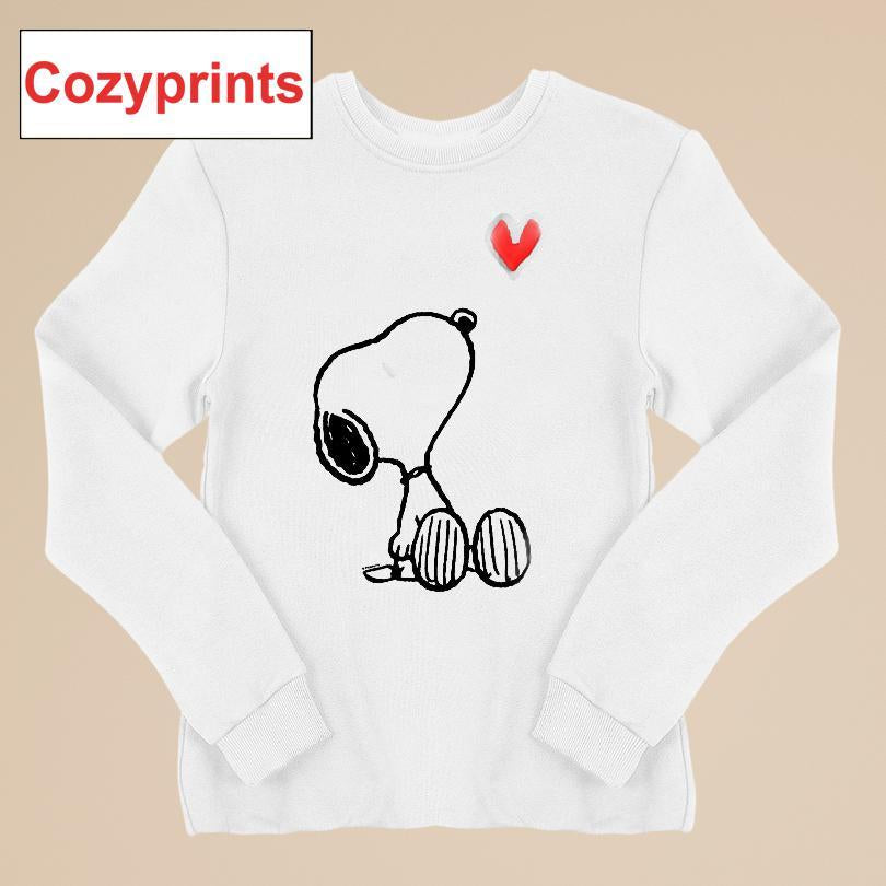 Valentine's Peanuts Snoopy Heart T-shirt