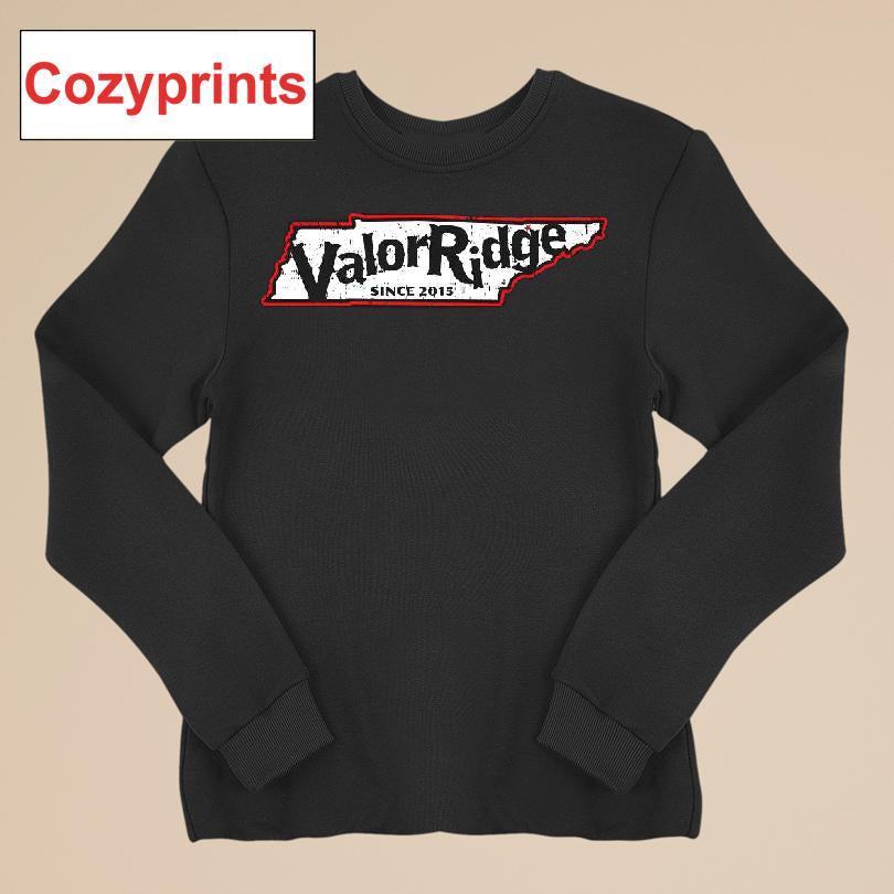 Valor Ridge Since 2015 Confidence Competence Ability T-shirt